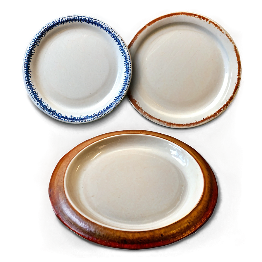 Rustic Stoneware Plates Png 06202024