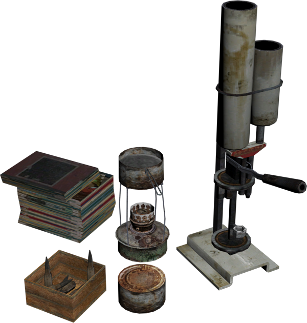 Rustic_ Survival_ Gear_3 D_ Models