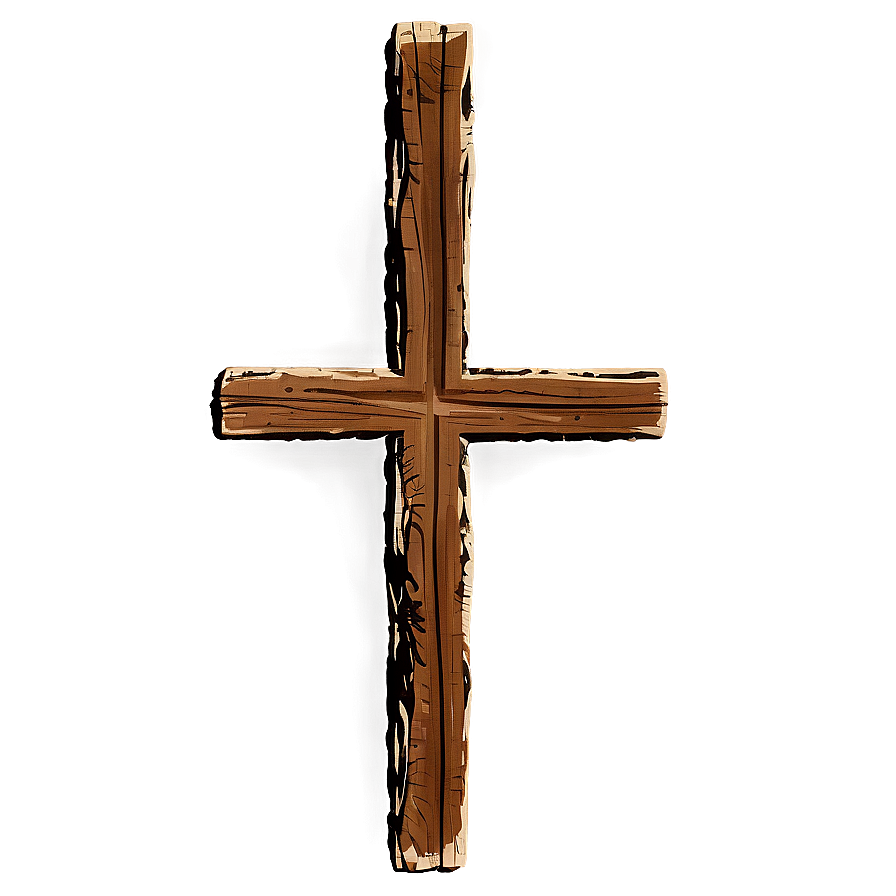 Rustic Thin Cross Png Wuf