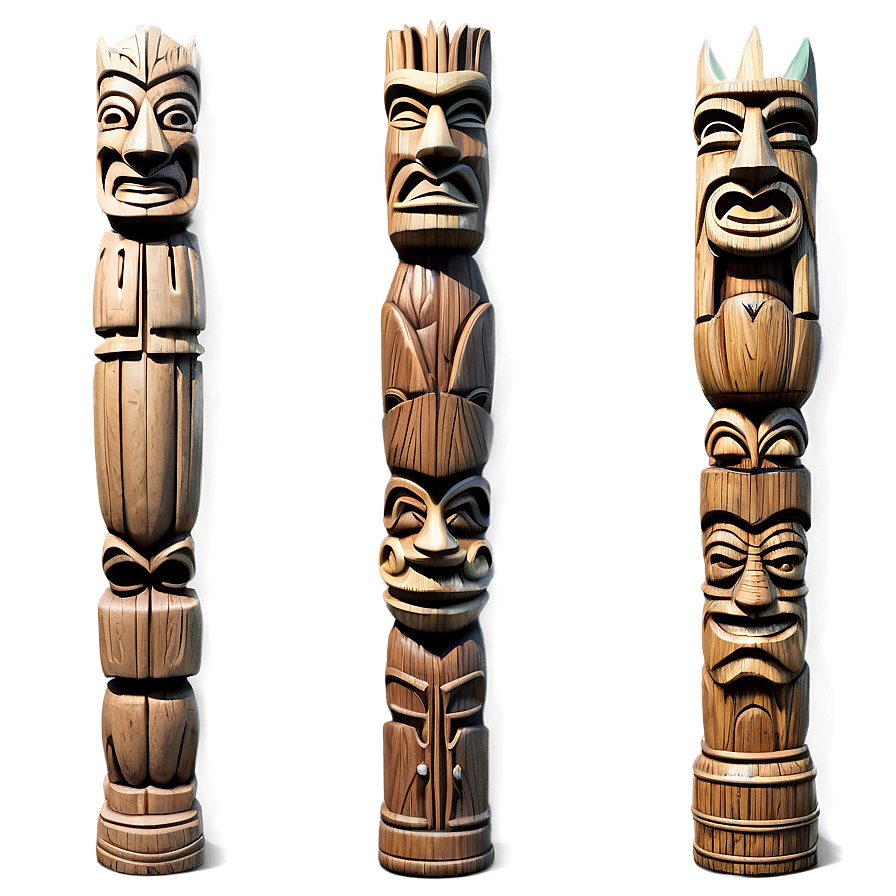 Rustic Tiki Sculpture Png Fym