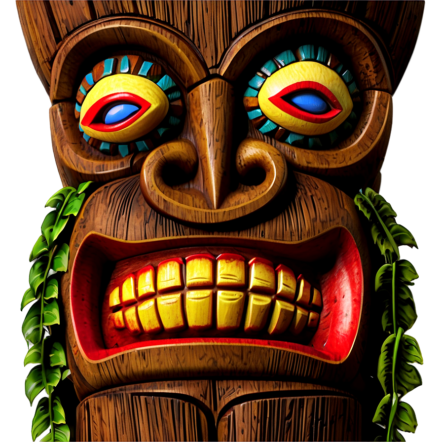 Rustic Tiki Sculpture Png Lnr92