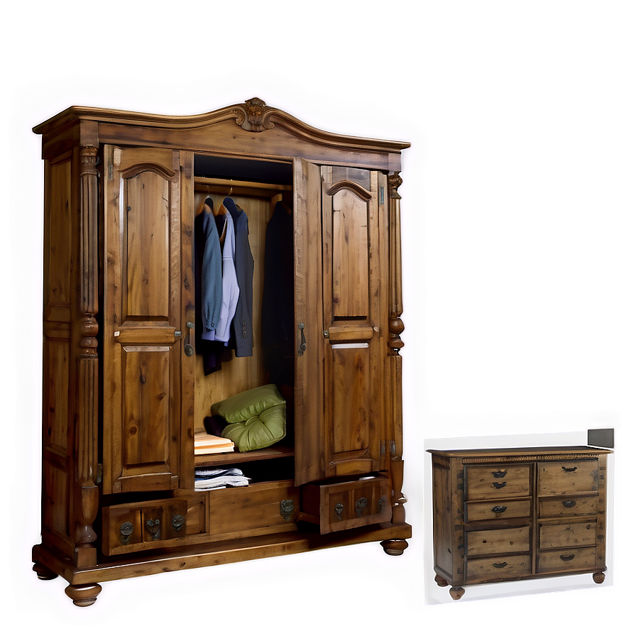 Rustic Wardrobe Image Png Mat8