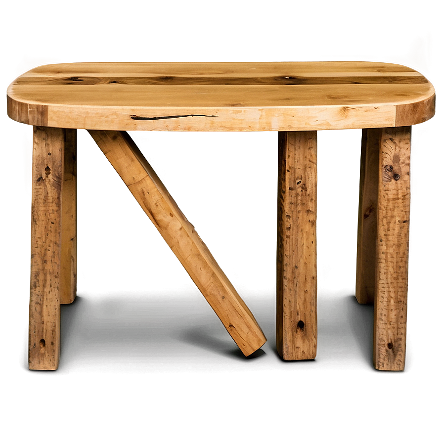 Rustic Wood Desk Png Evx44