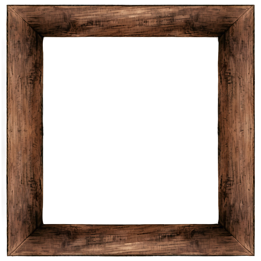 Rustic Wood Picture Frame Png Aka