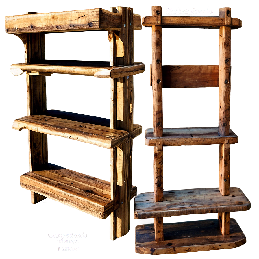 Rustic Wood Shelf Styles Png 06272024