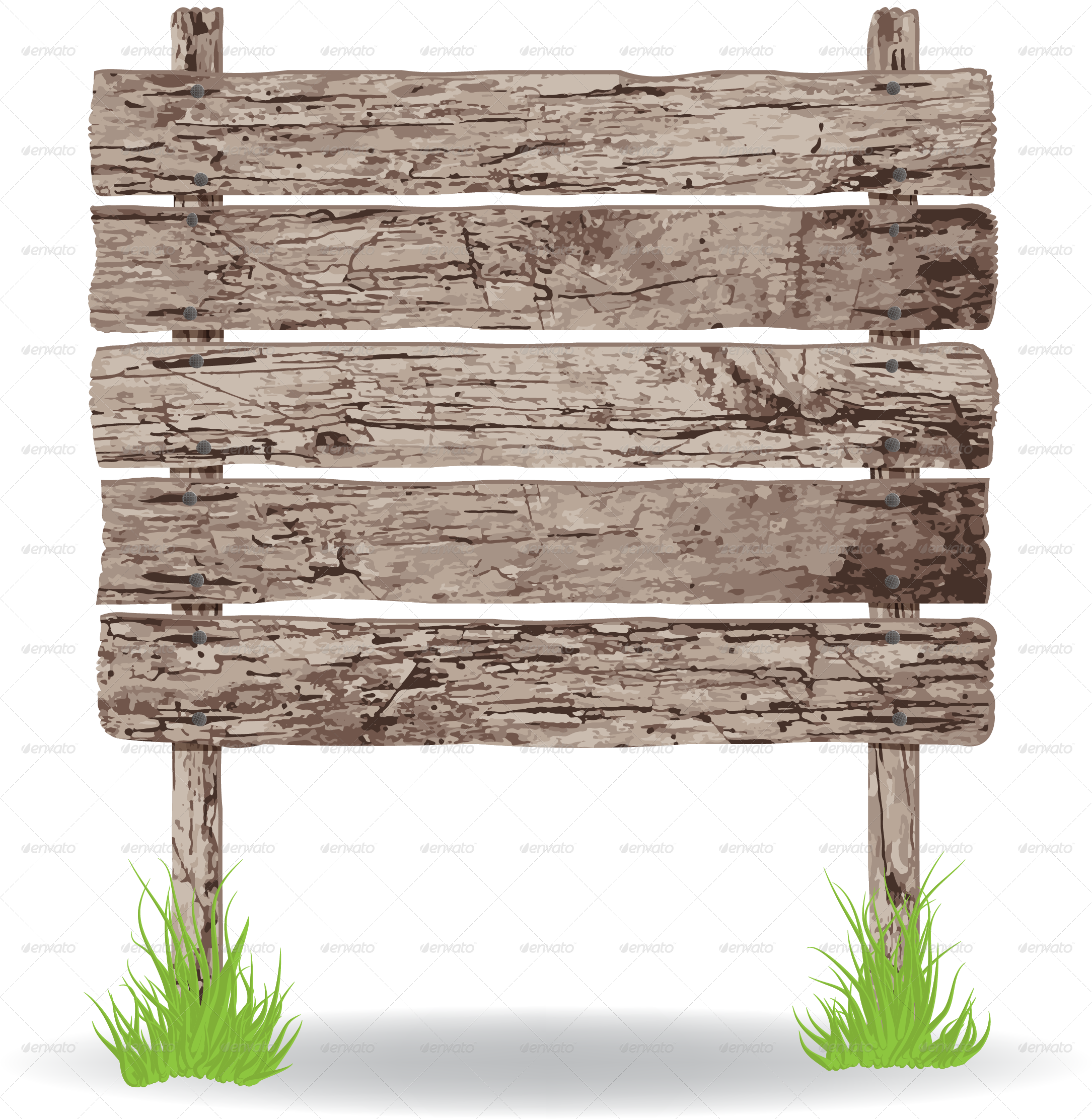 Rustic Wooden Signboard Background