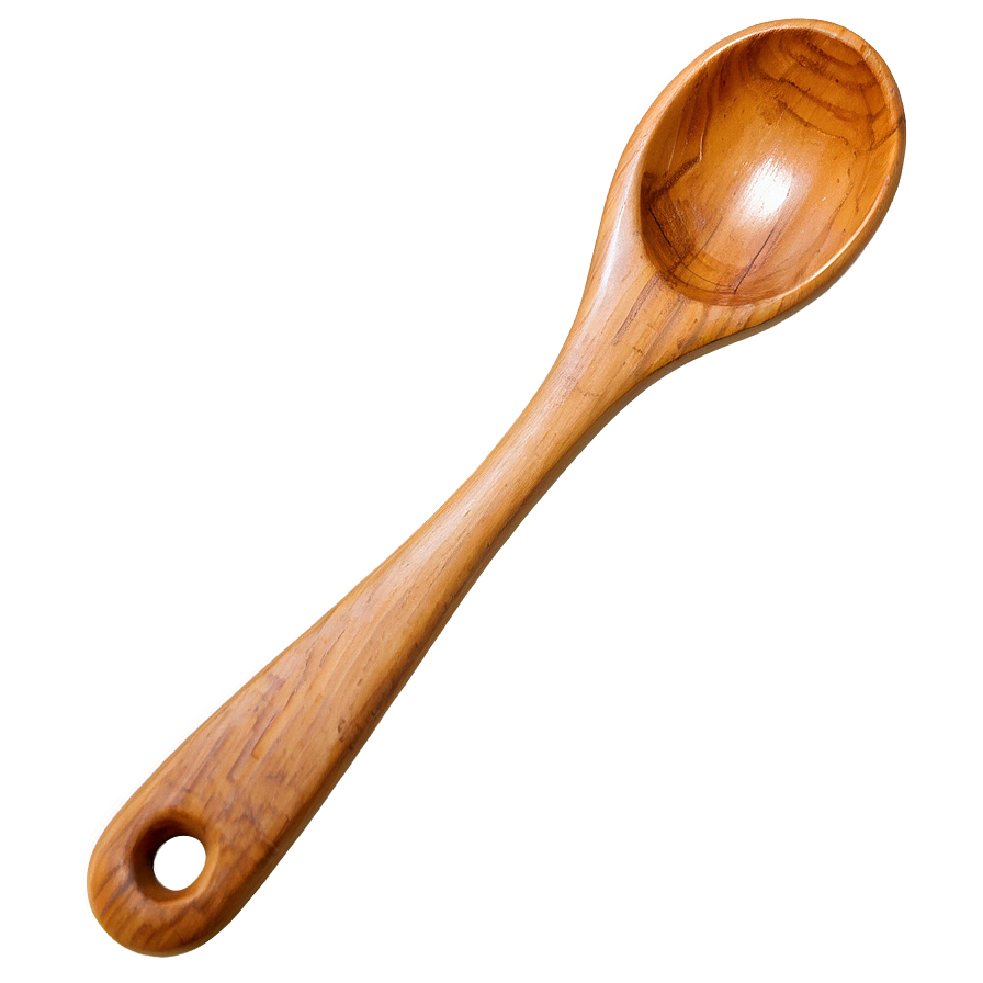 Rustic Wooden Spoon Png 06132024