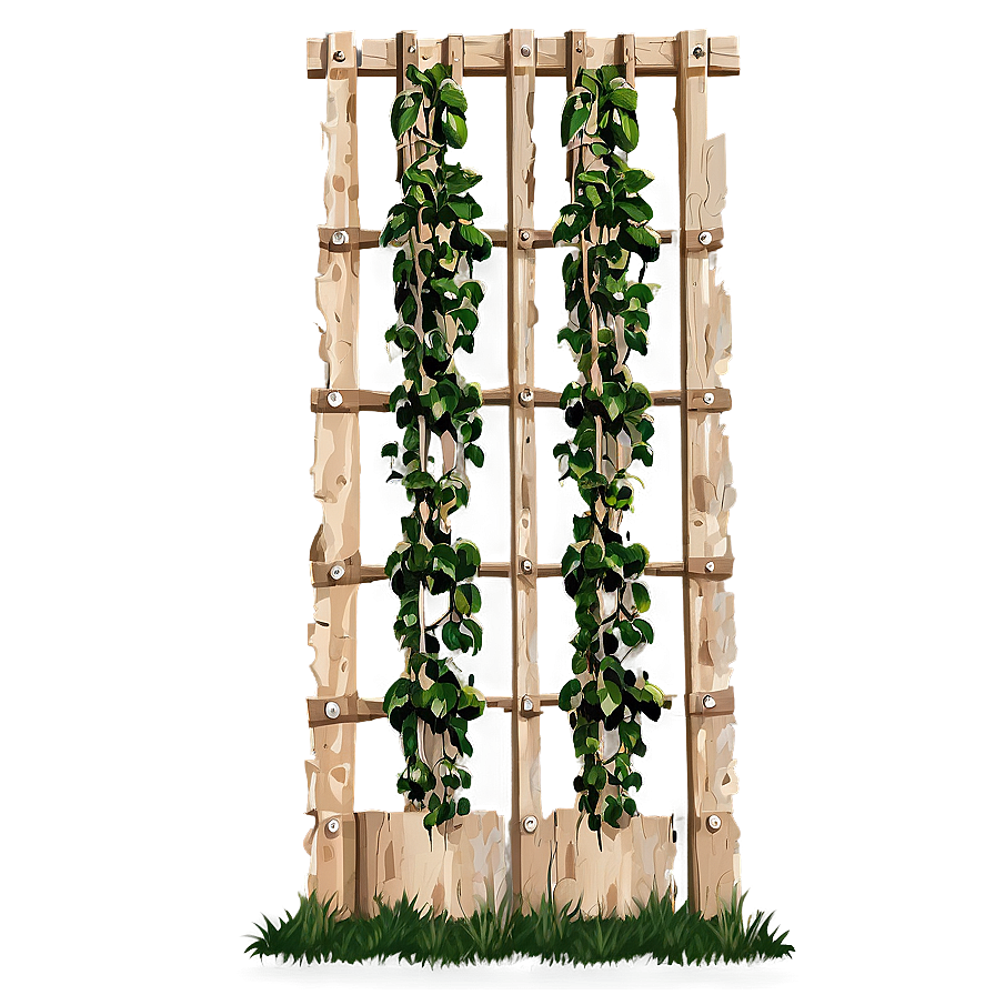 Rustic Wooden Vine Trellis Png 49