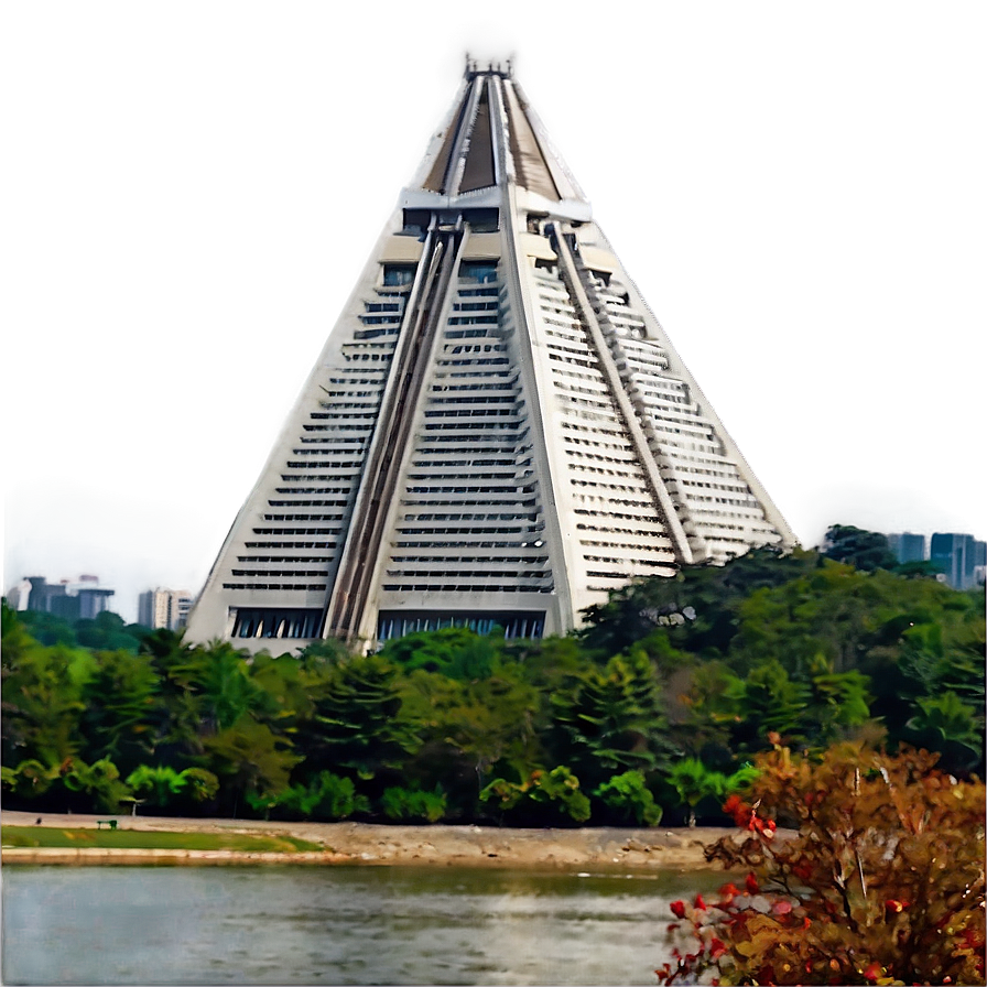 Ryugyong Hotel Pyongyang Png Uno