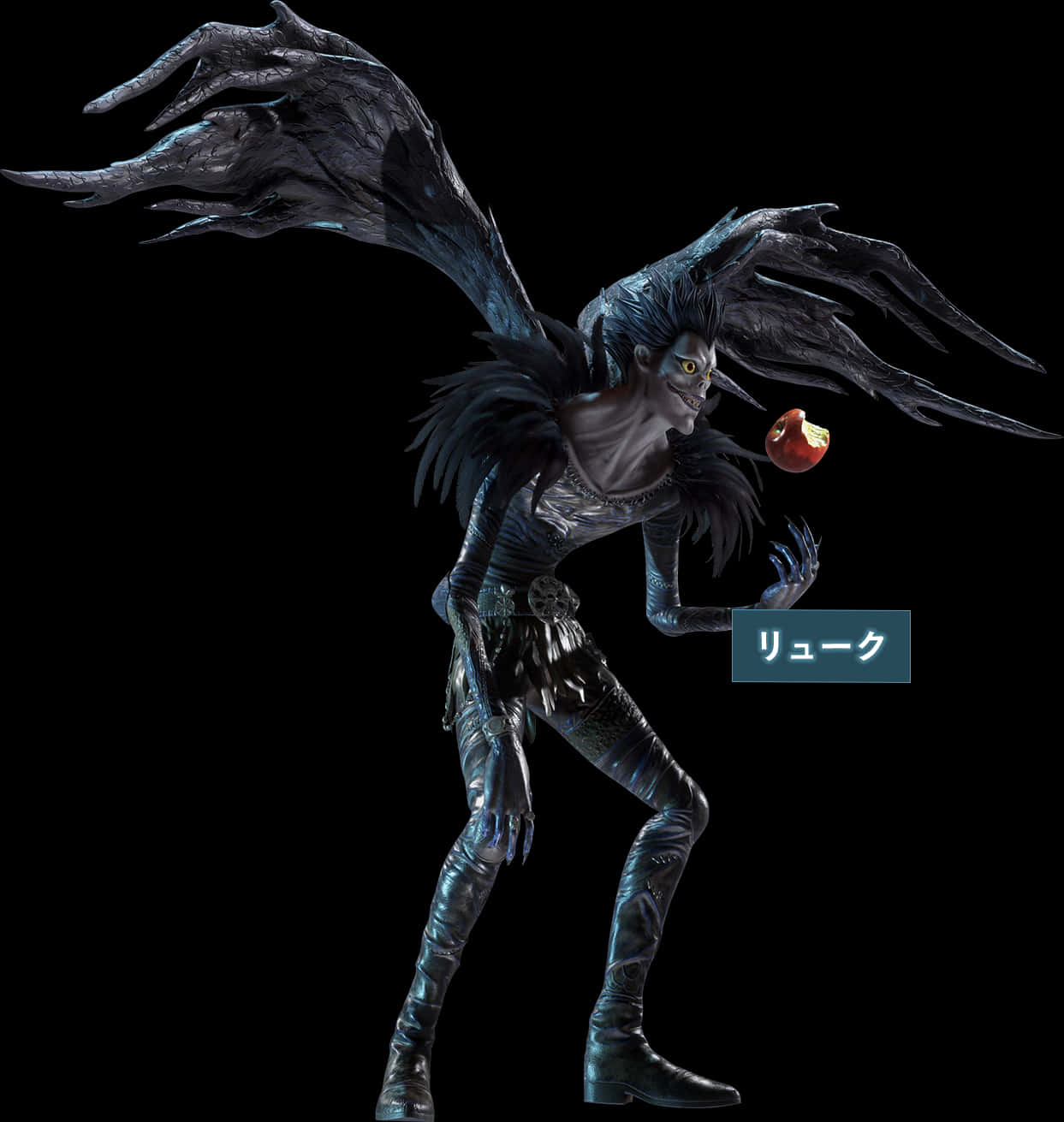 Ryuk_with_ Apple_ Death_ Note