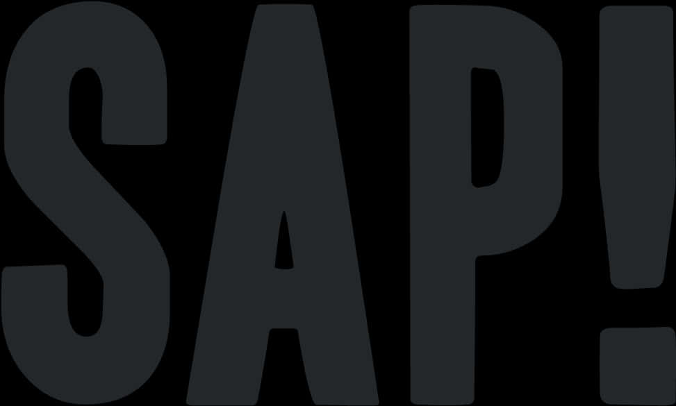 S A P Logo Black Background