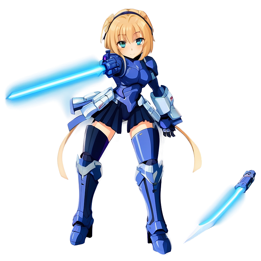 Saber In Full Gear Png Agn