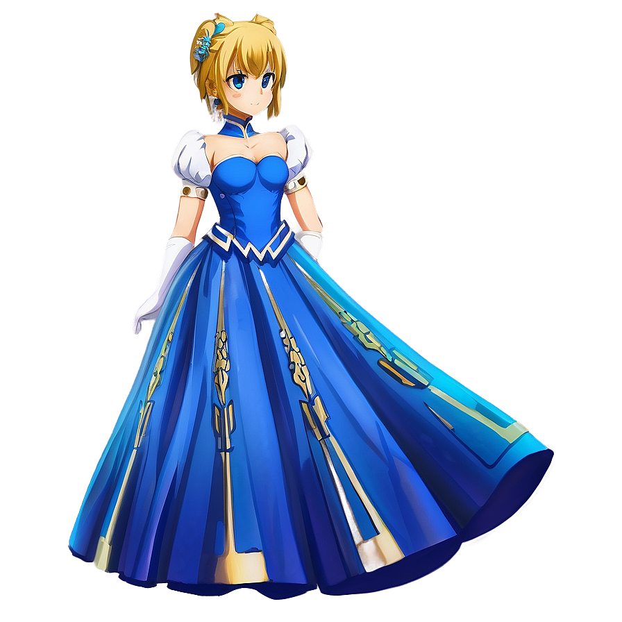 Saber's Blue Dress Png 06242024