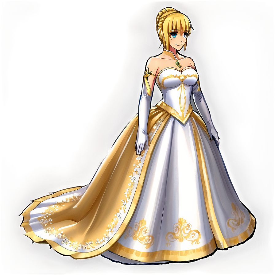 Saber's Evening Gown Png 06242024