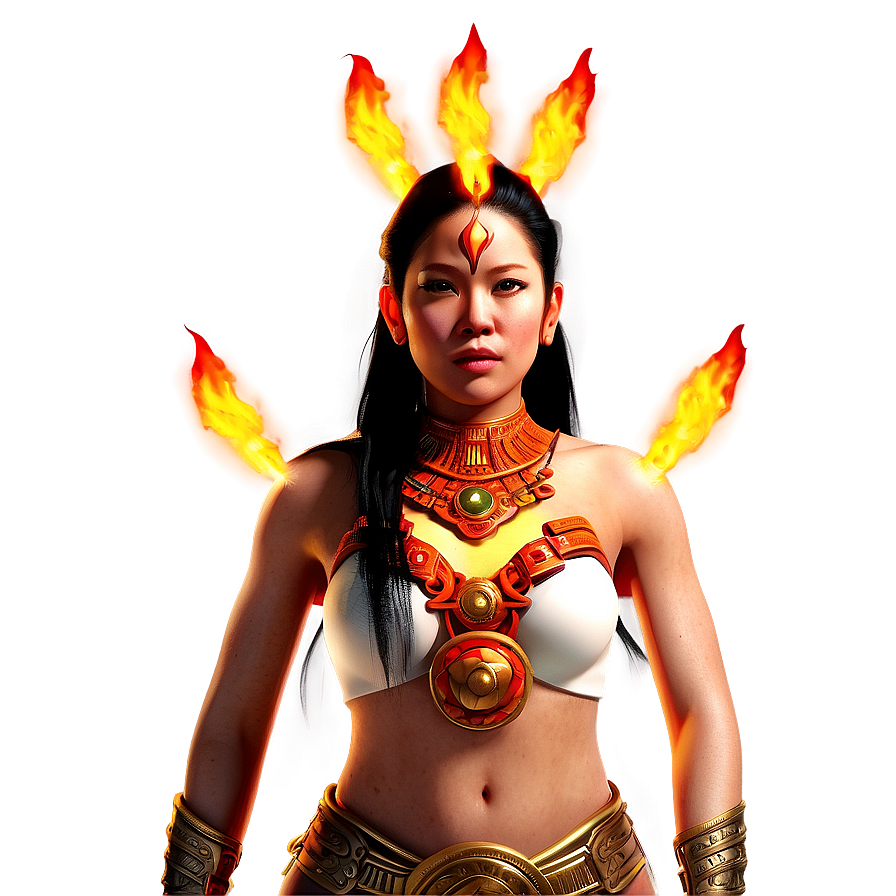 Sacred Flame Goddess Png 1