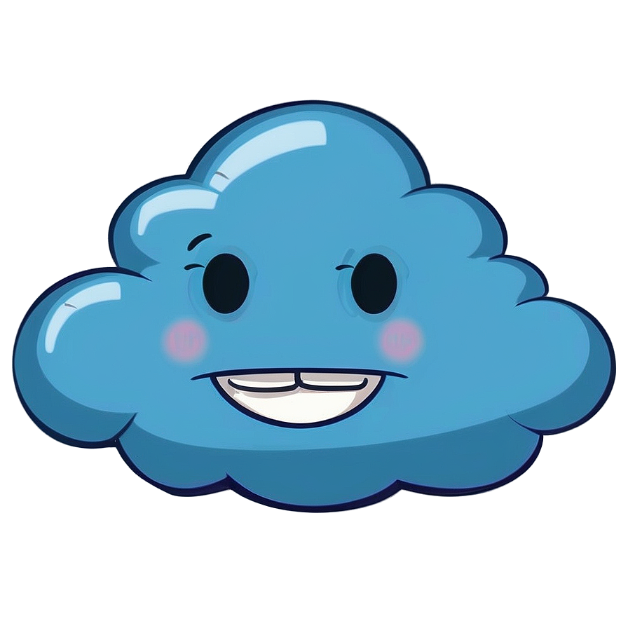 Sad Cartoon Cloud Png 24