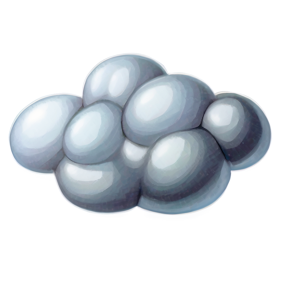 Sad Cartoon Cloud Png 9