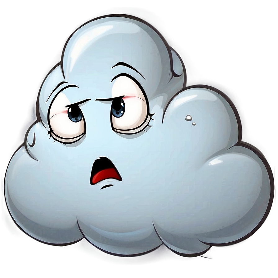 Sad Cloud Cartoon Png 06122024