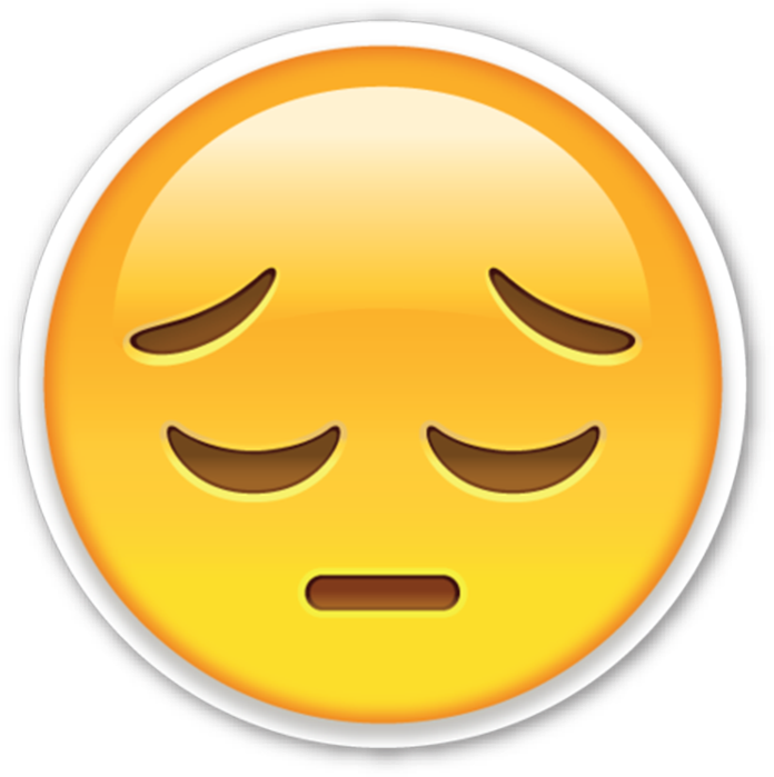 Sad Face Emoji Expression