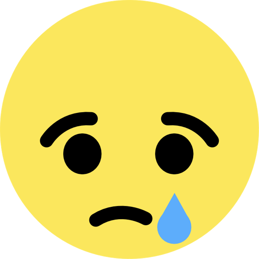 Sad Face Emojiwith Tear