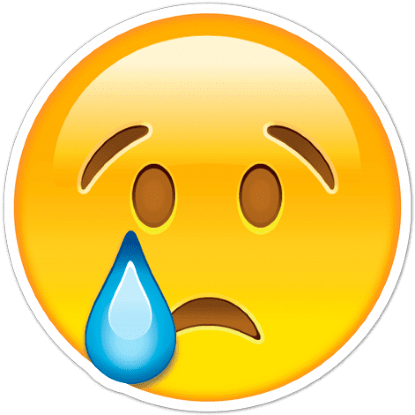 Sad Face Emojiwith Tear.png