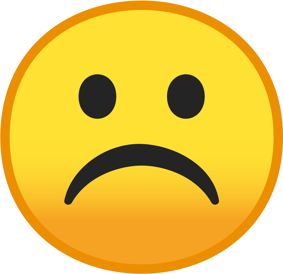 Sad Yellow Emoji Frown