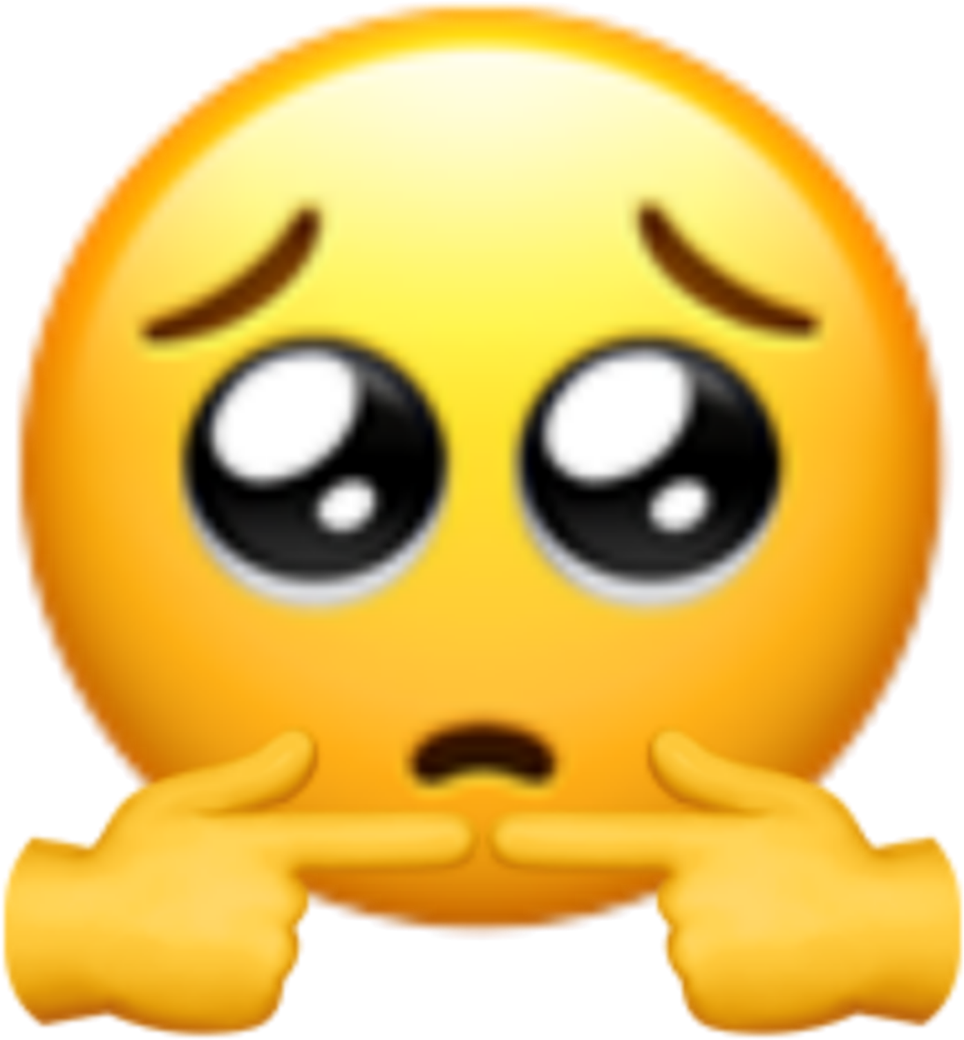 Sad Yellow Emojiwith Handson Face