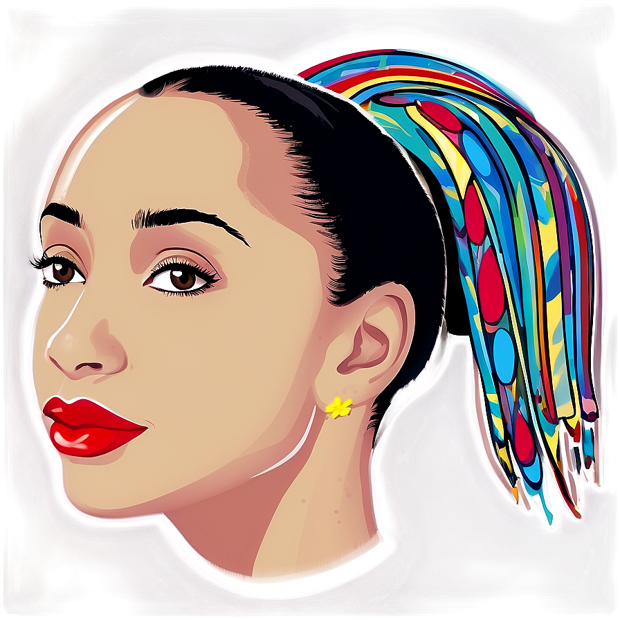 Sade's Classic Beauty Png Kin