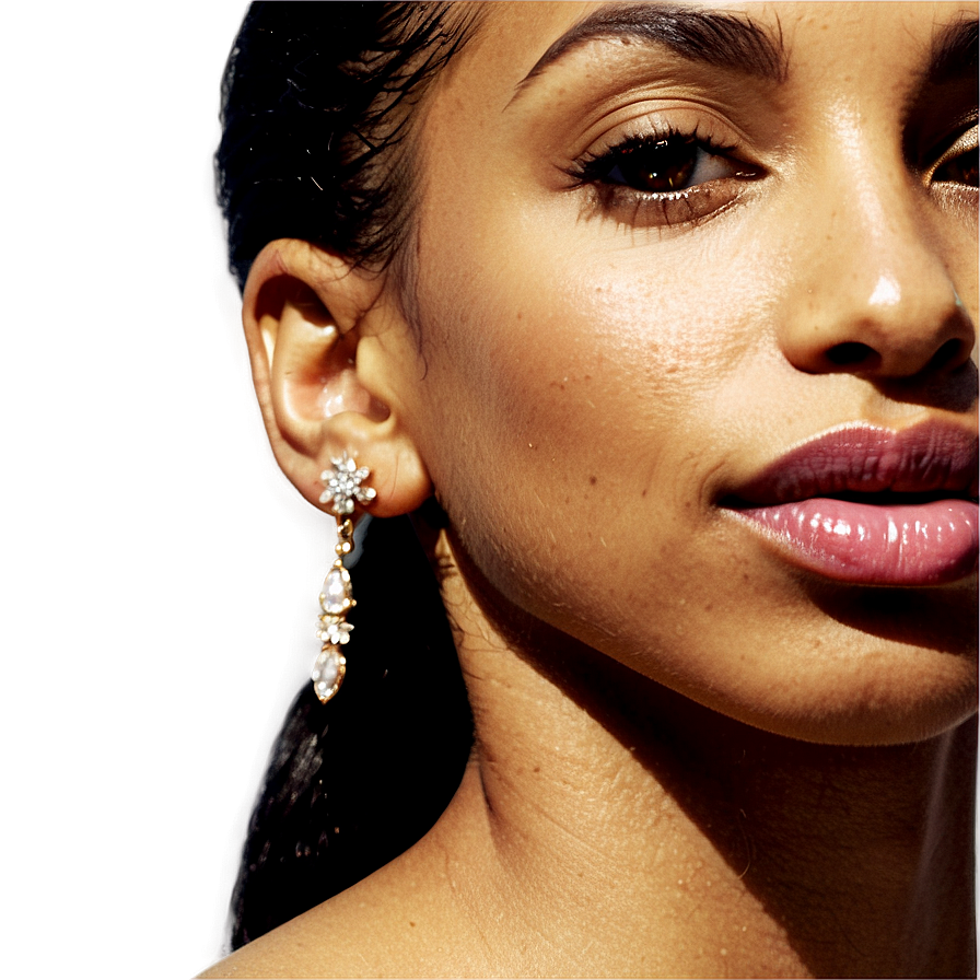 Sade's Iconic Earring Style Png Fiy48