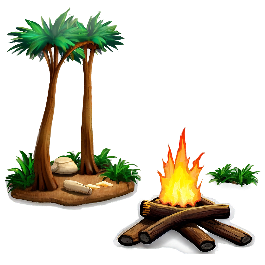 Safari Campfire Night Png Yyf