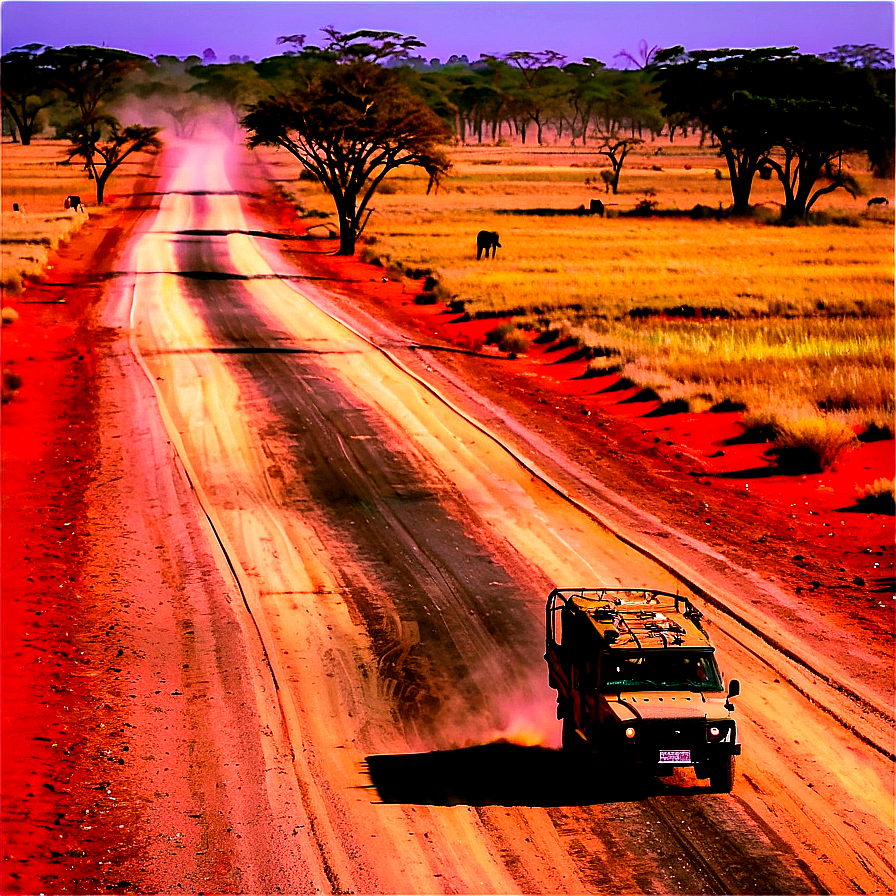 Safari Dusty Road Png Cho