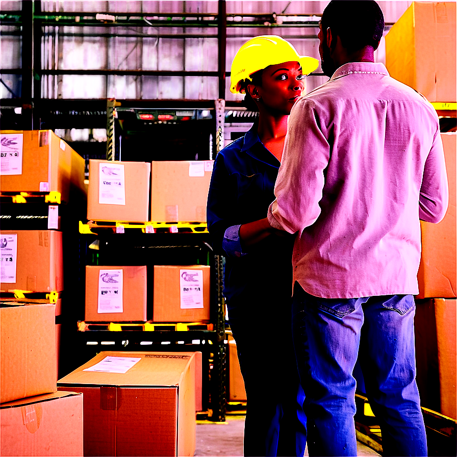 Safe Warehouse Work Environment Png 17