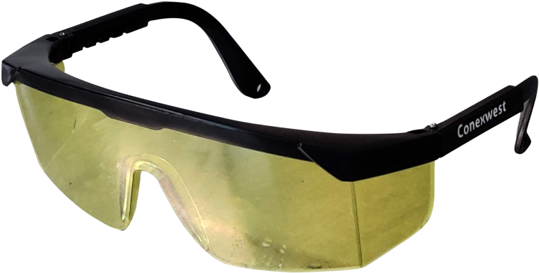 Safety Goggles Yellow Tinted Lens