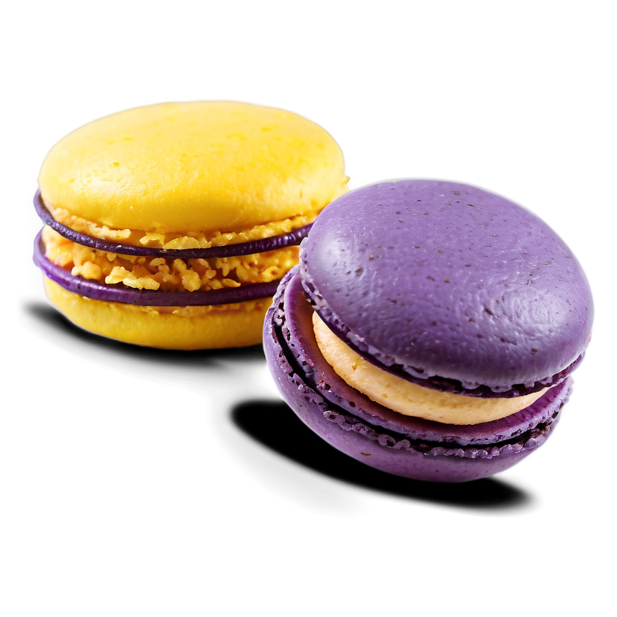 Saffron Macaron Png Vpa13