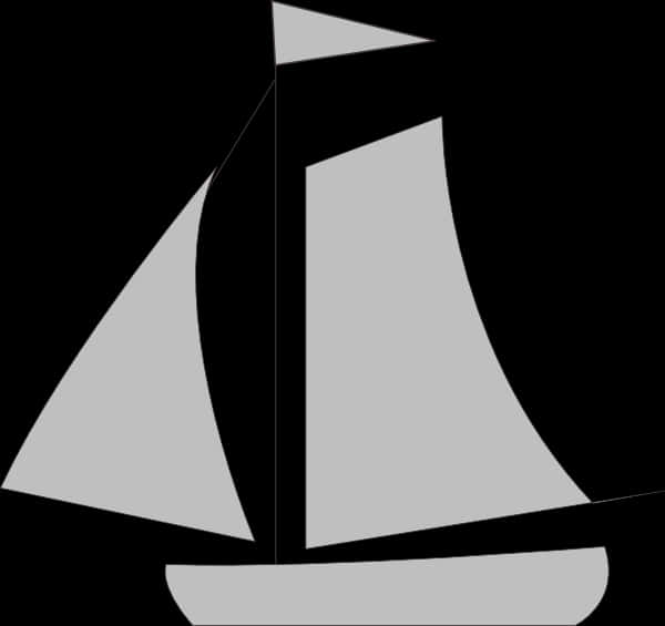 Sailboat Silhouette Graphic