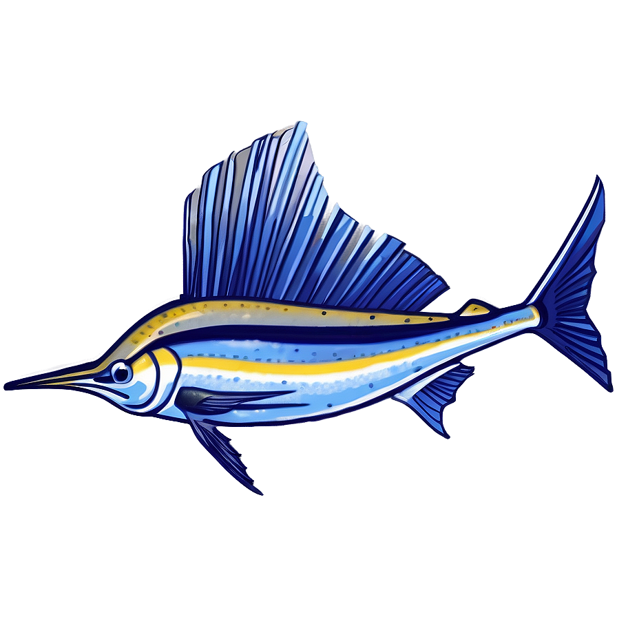 Sailfish Illustration Png 84