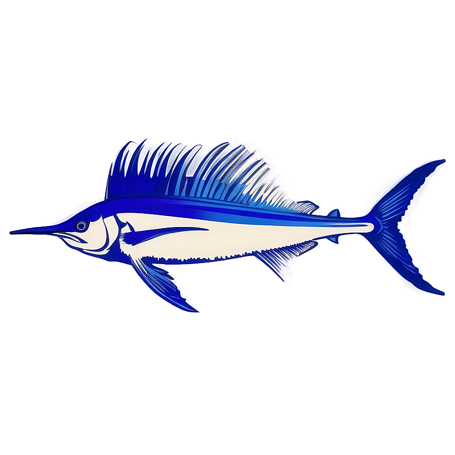 Sailfish In Deep Blue Png Wec