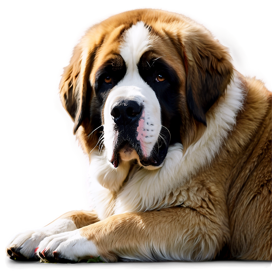 Saint Bernard Lazy Day Png 06252024