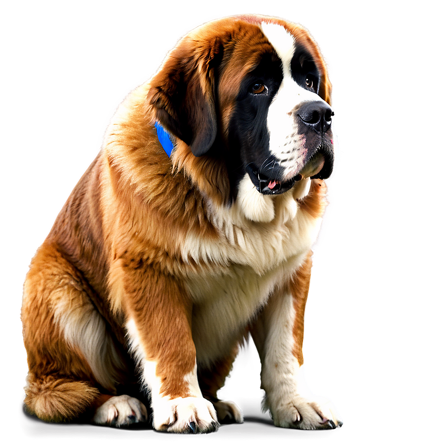 Saint Bernard On Guard Png 32