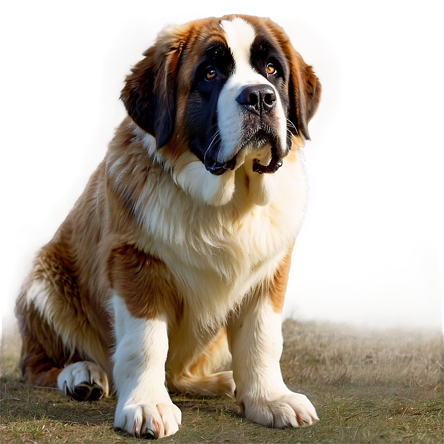 Saint Bernard On Guard Png 96