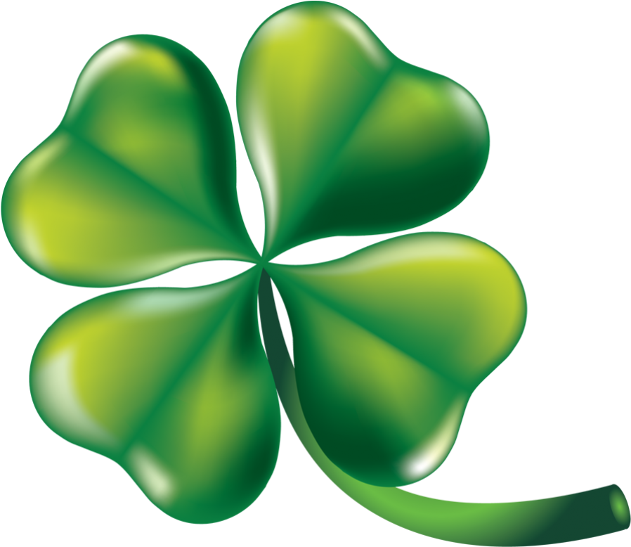 Saint Patricks Day Four Leaf Clover