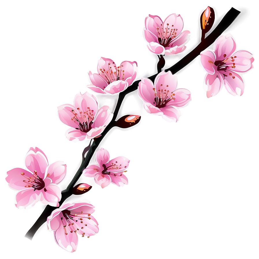 Sakura Cherry Blossom Icon Png Svw33