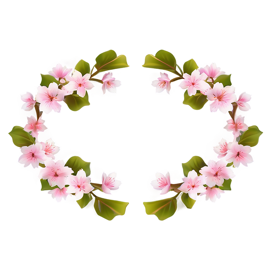 Sakura Flower Frame Png Sbg28