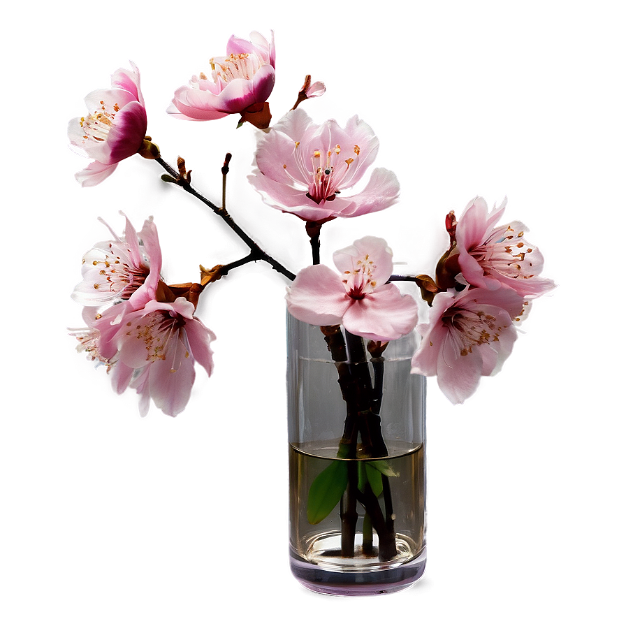 Sakura Flower In Vase Png 72