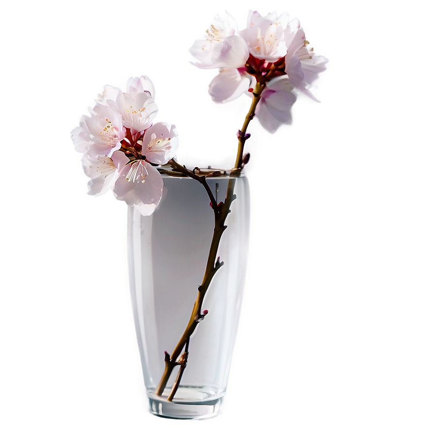 Sakura Flower In Vase Png Mpp61