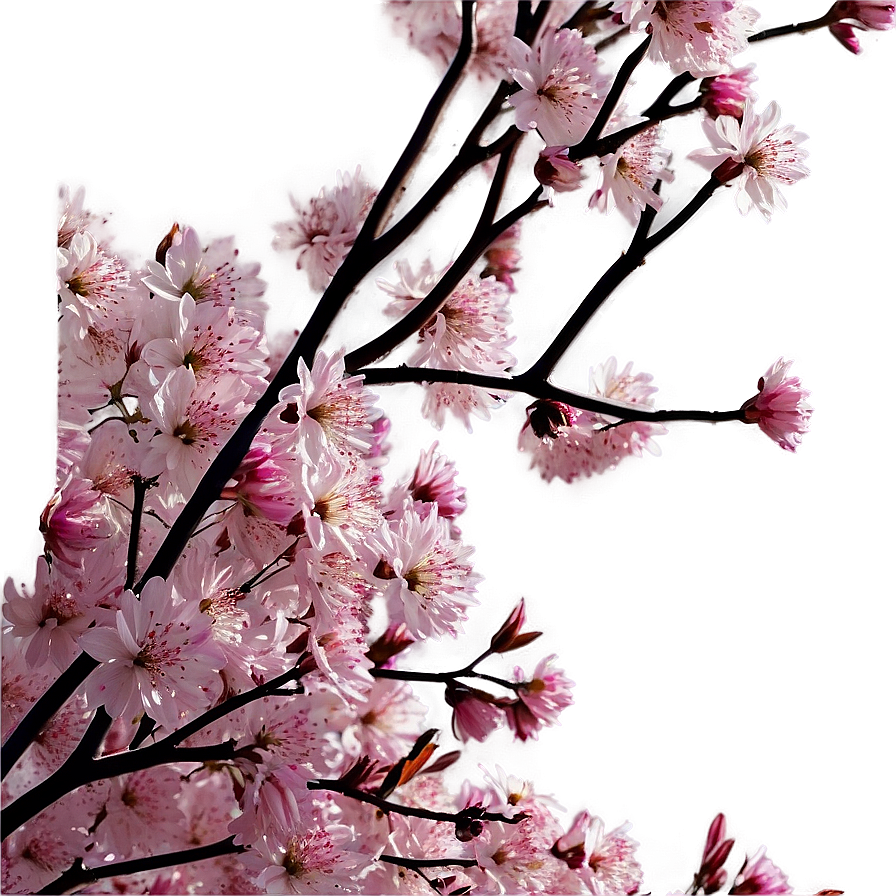 Sakura Flower Sunset View Png 12