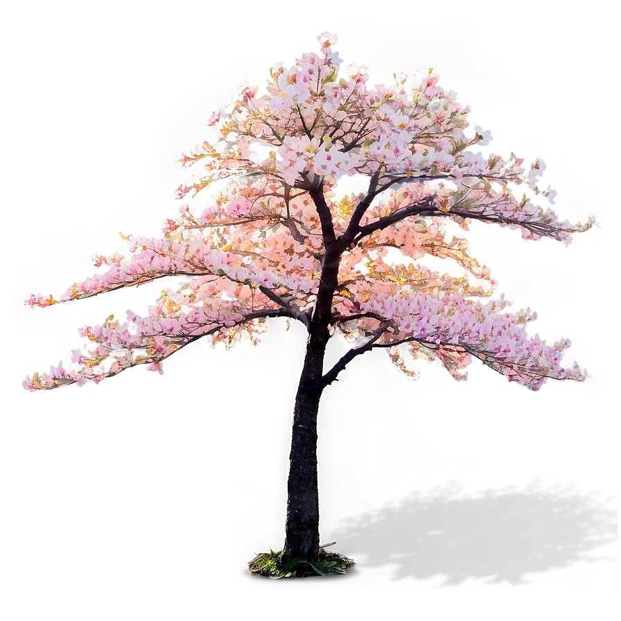 Sakura Tree During Golden Hour Png 39