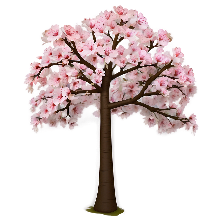 Sakura Tree In Early Spring Png Sal90