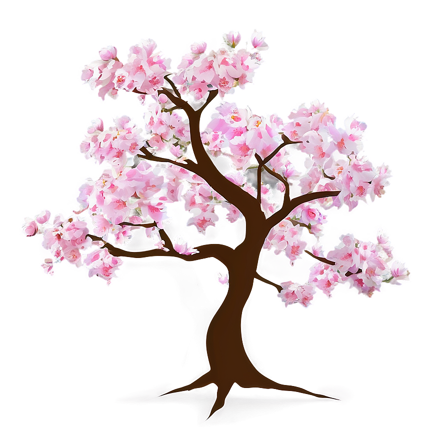 Sakura Tree In Full Bloom Png Ffj26