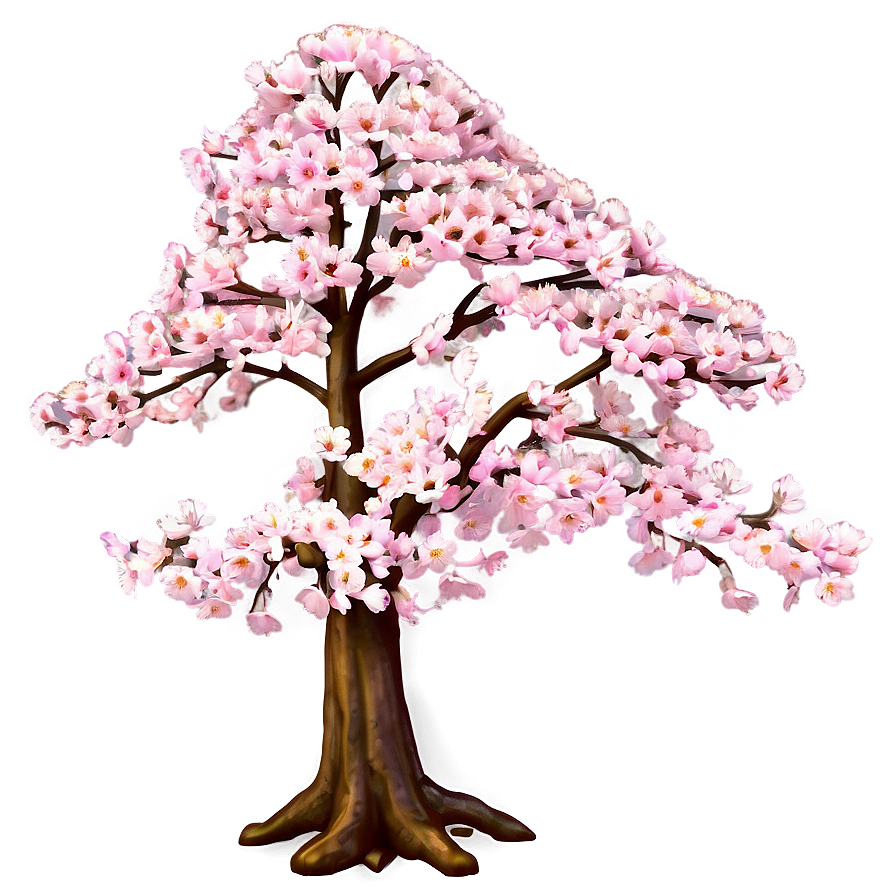 Sakura Tree In Full Bloom Png Xyj32